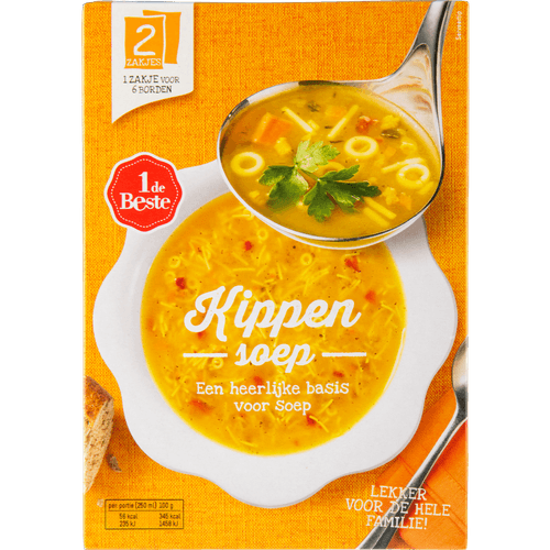 1 de Beste Kippensoep dubbelpak
