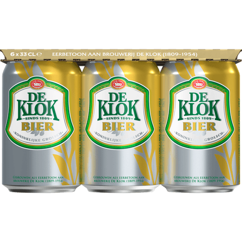 De Klok Pilsener 6x33 cl