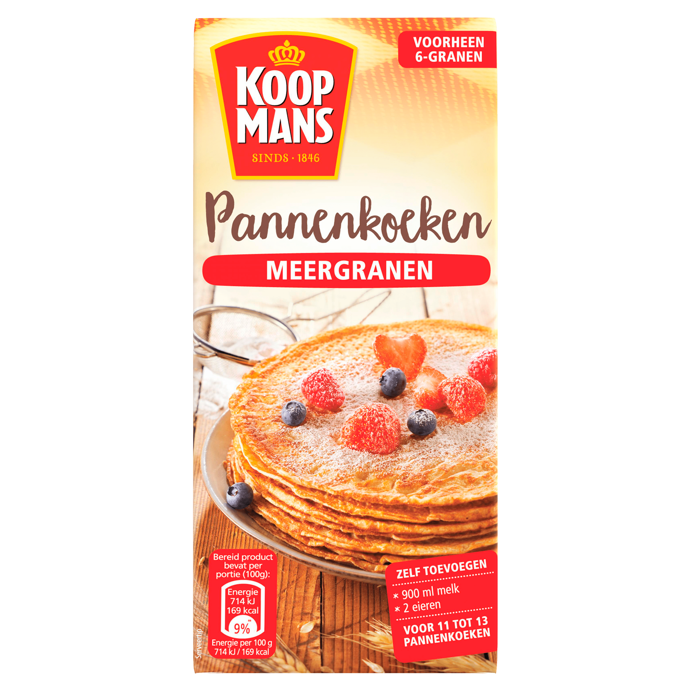 Koopmans Pannenkoekenmix meergranen