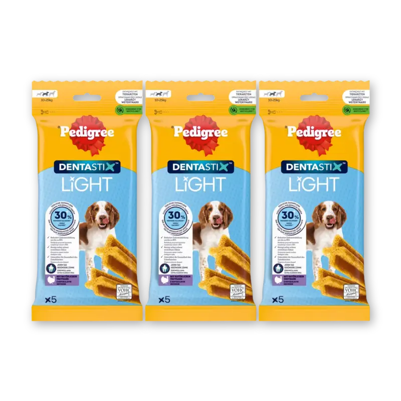Pedigree Dentastix light 10-25 kg 3-pack