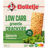 Bolletje cracker groente spinaze