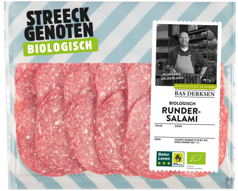 Streeckgenoten Biologische rundersalami