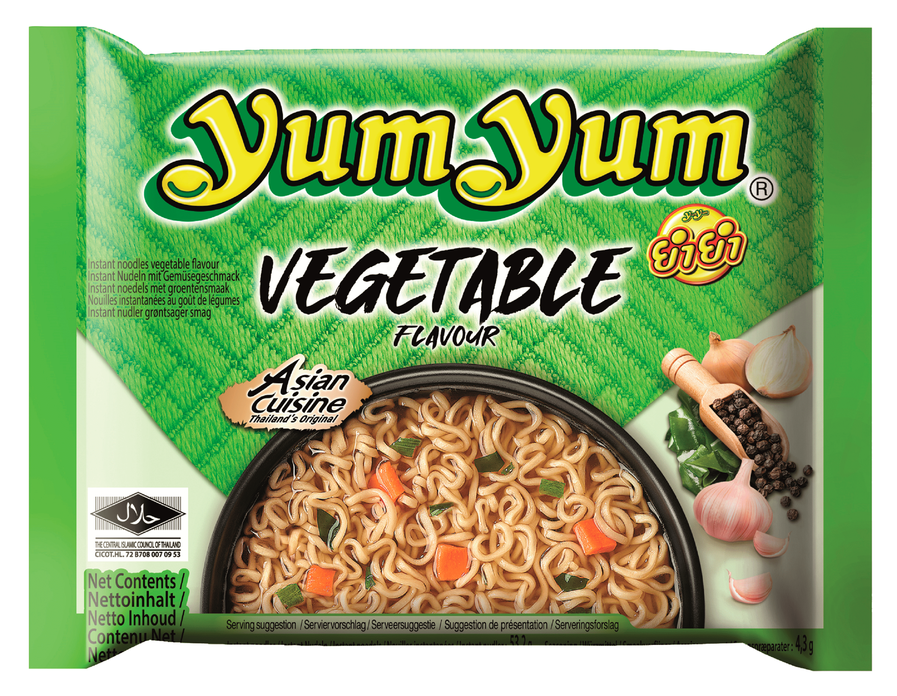 Yum Yum Noodlesoep groenten