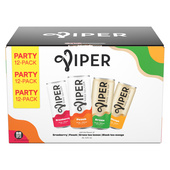 viper party pack 12 x 250 ml