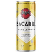 Bacardi limon & lemonade blik