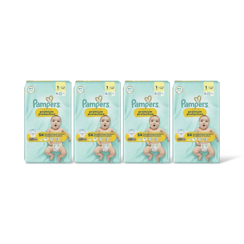 Pampers Premium protection luiers maat 1 4-pack