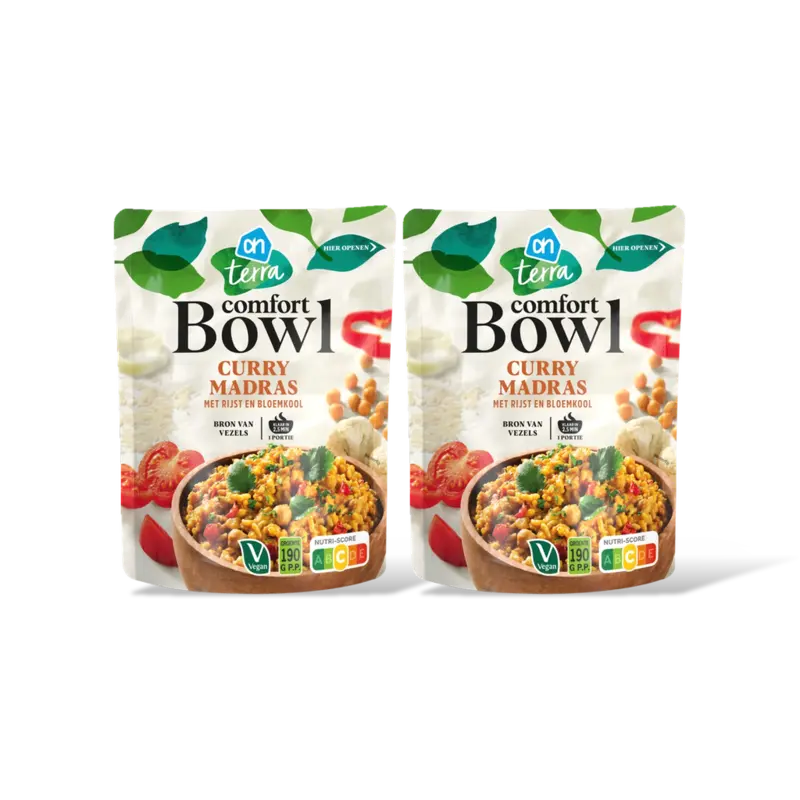 AH Terra Comfort bowl curry madras 2-pack