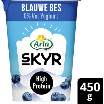 Arla Skyr Blueberry 0% Fat Icelandic Style Yoghurt 450 g