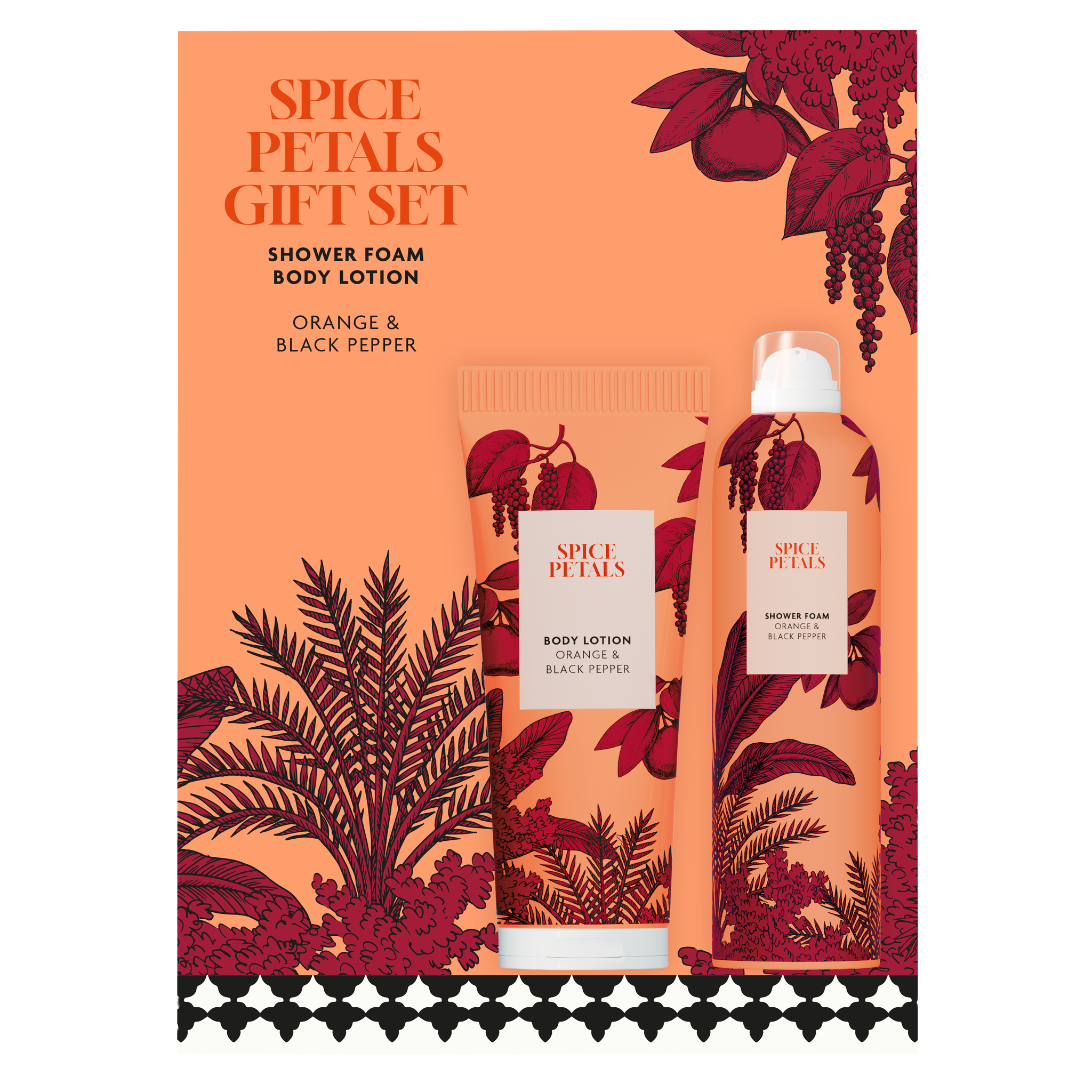 Etos Spice Petals Giftset Foam & Body Lotion 