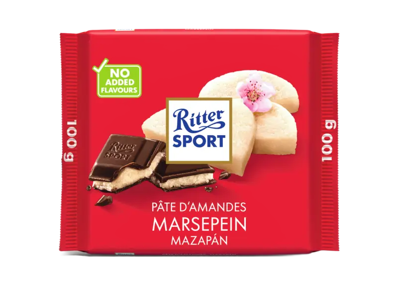 Ritter Sport Pure chocolade marsepein