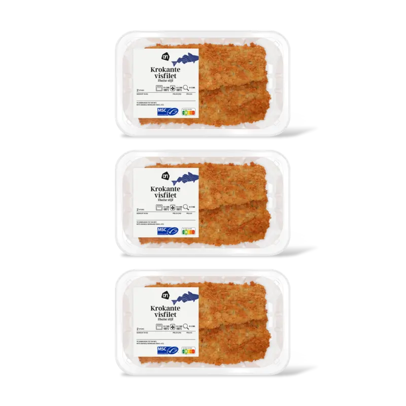 AH Krokante visfilet Thaise stijl 3-pack
