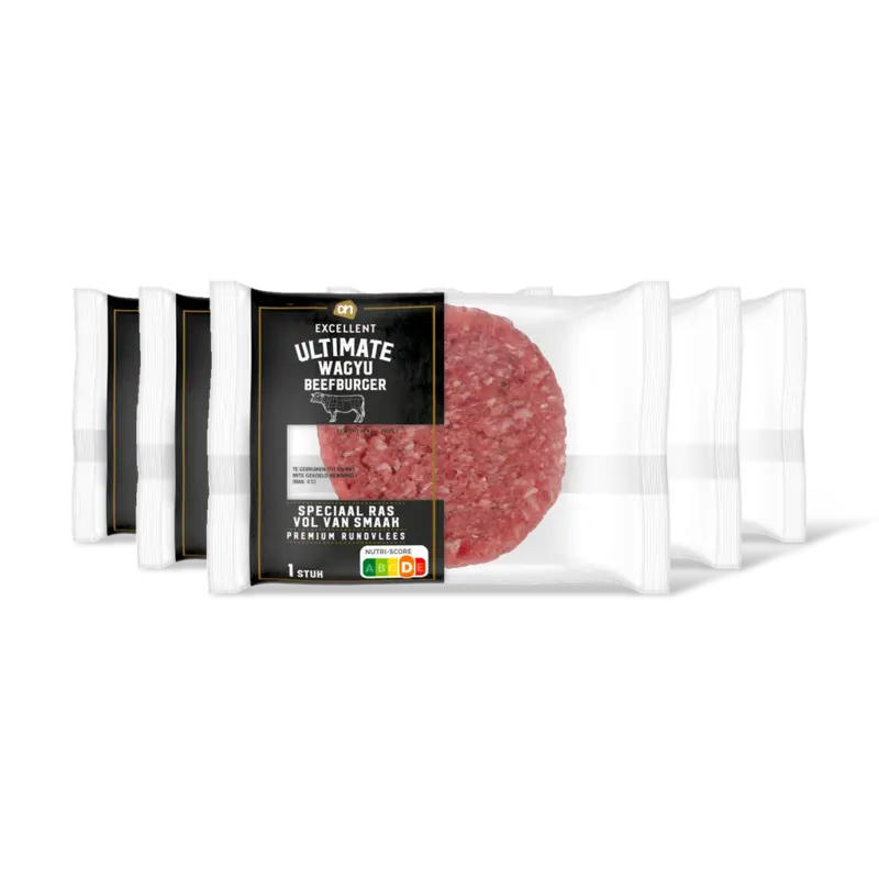 AH Excellent Ultimate wagyu beefburger 5-pack