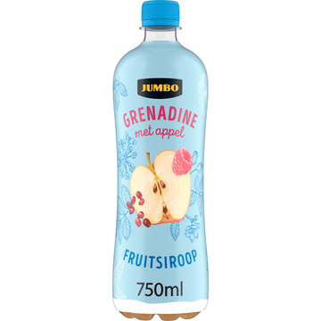 Jumbo Fruitsiroop Grenadine met Appel 750ML