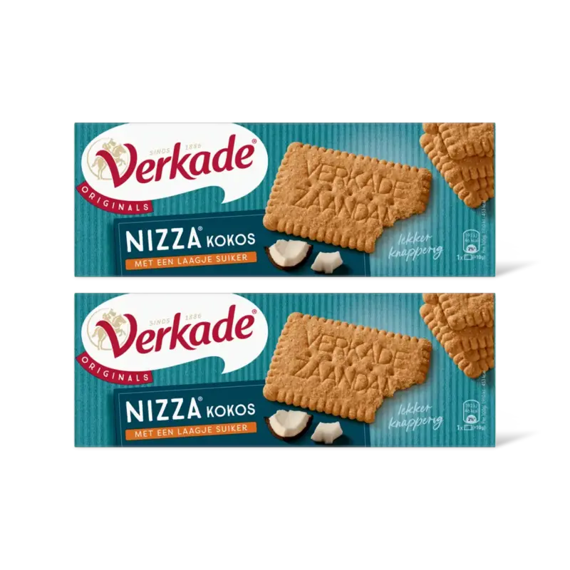 Verkade Nizza kokos 2-pack