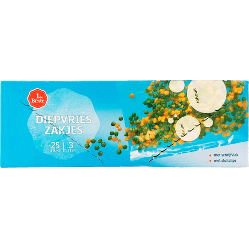 1 de Beste Diepvrieszakjes 3 liter