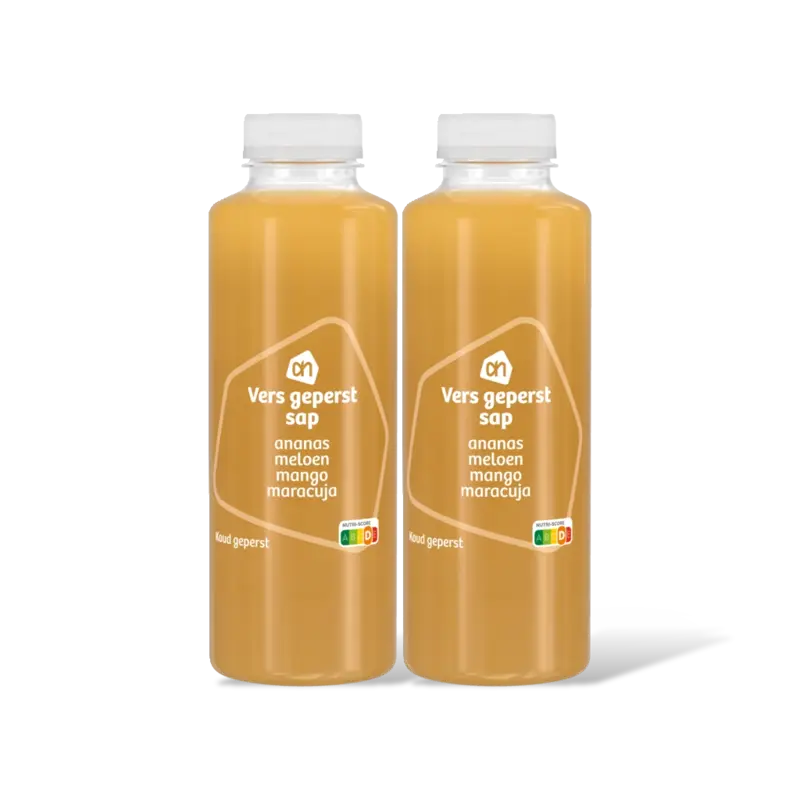 AH Vers geperst sap ananas meloen mango 2pk