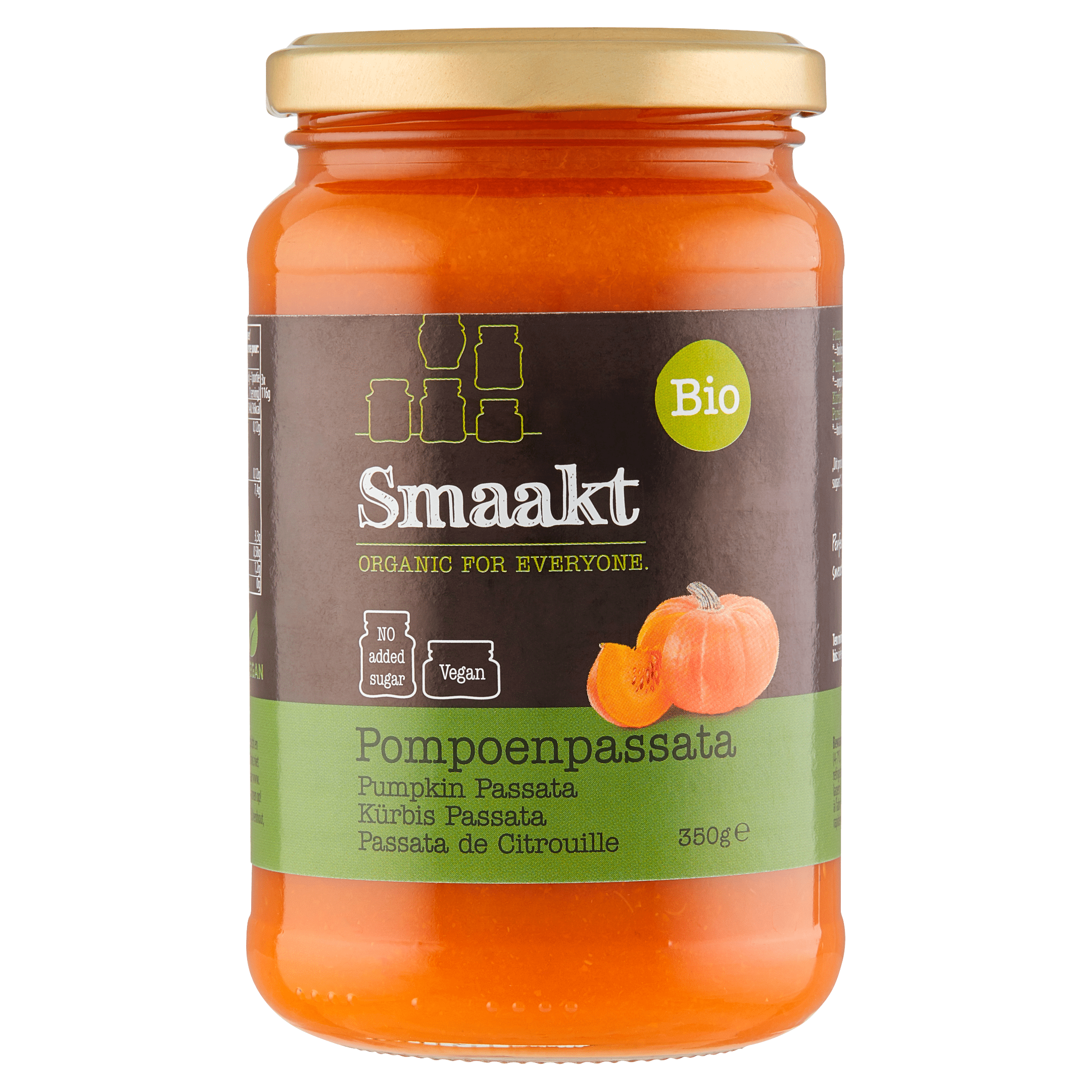 Smaakt Pompoenpassata bio