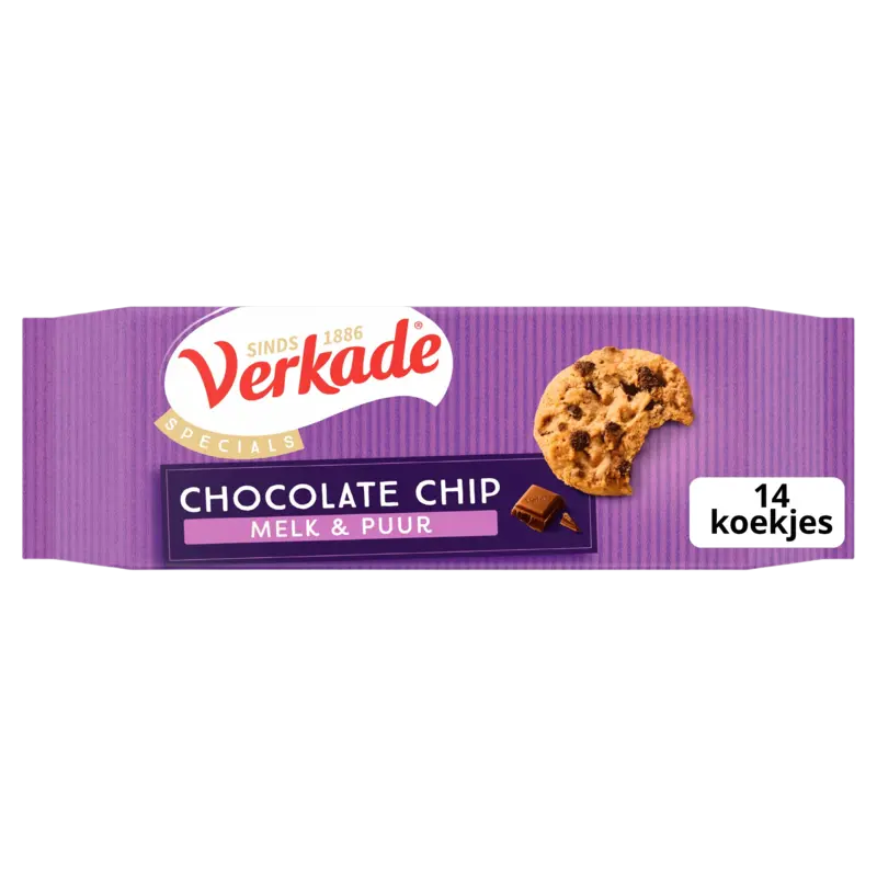 Verkade Chocolate chip melk & puur