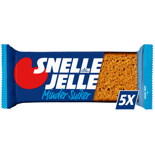 Snelle Jelle Ontbijtkoek minder suiker 5 stuks