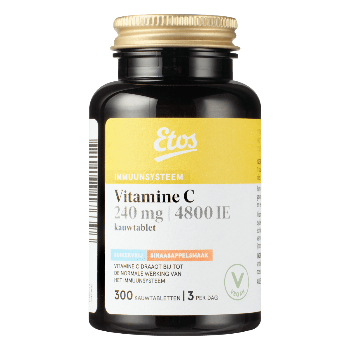 Etos Vitamine C 240 MG Suikervrij Tabletten 300 stuks