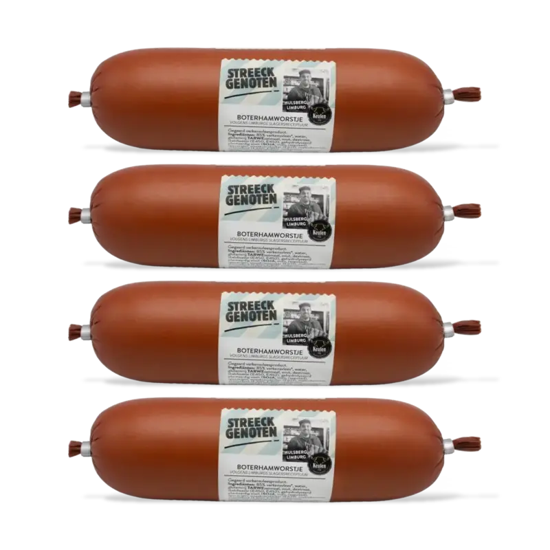 Streeckgenoten Limb boterhamworstje 4-pack