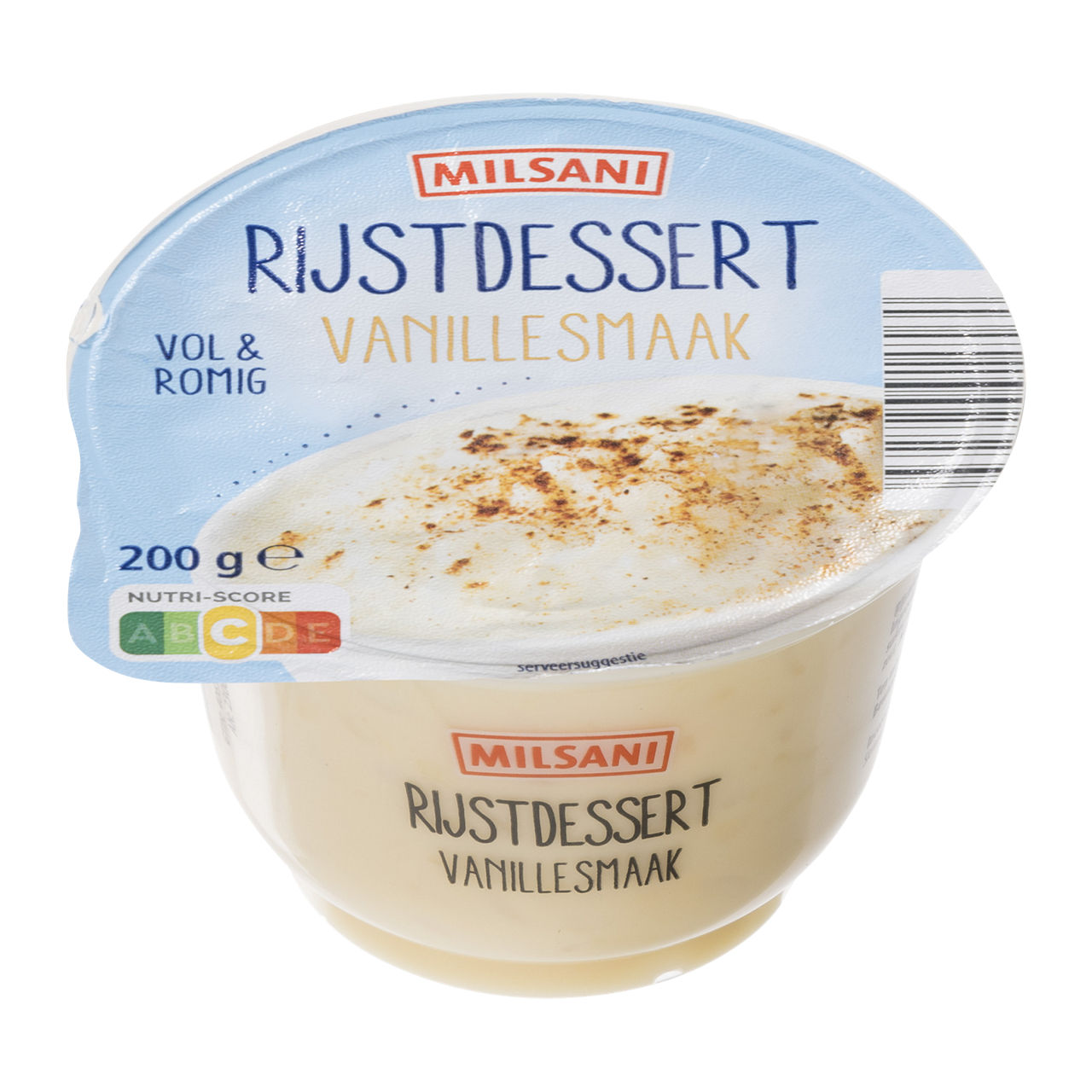 Rijstdessert vanillesmaak