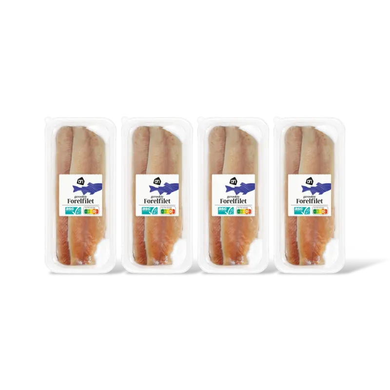 AH Gerookte forelfilet 4-pack