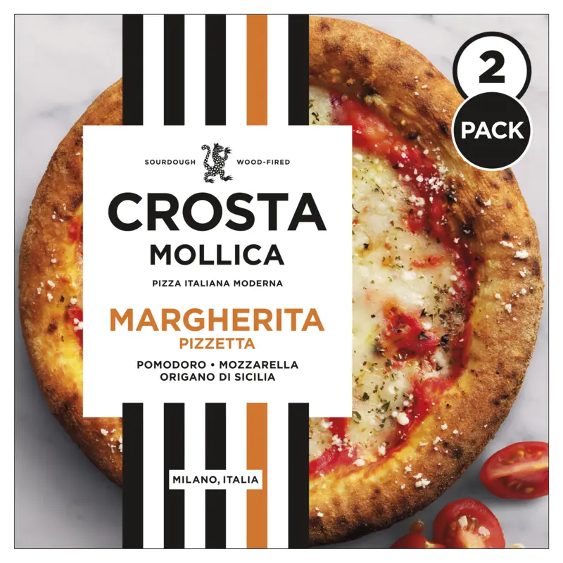Crosta Mollica Pizzetta margherita 2-pack