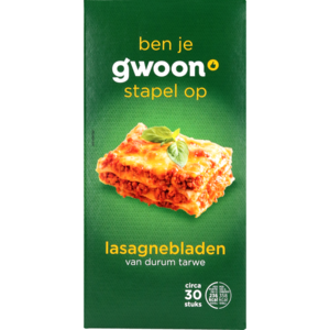 G'woon Lasagnebladen
