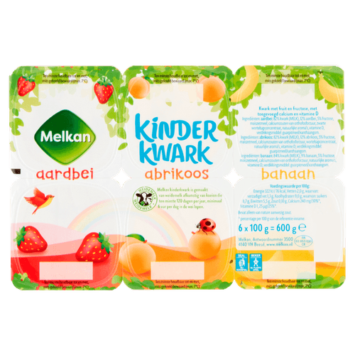 Melkan Toetiemonster kinderkwark