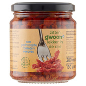 g'woon zongedroogde tomatenreepjes