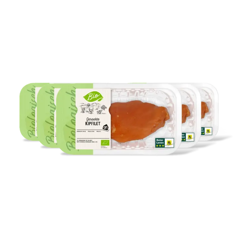 AH Biologisch Gerookte kipfilet 5-pack
