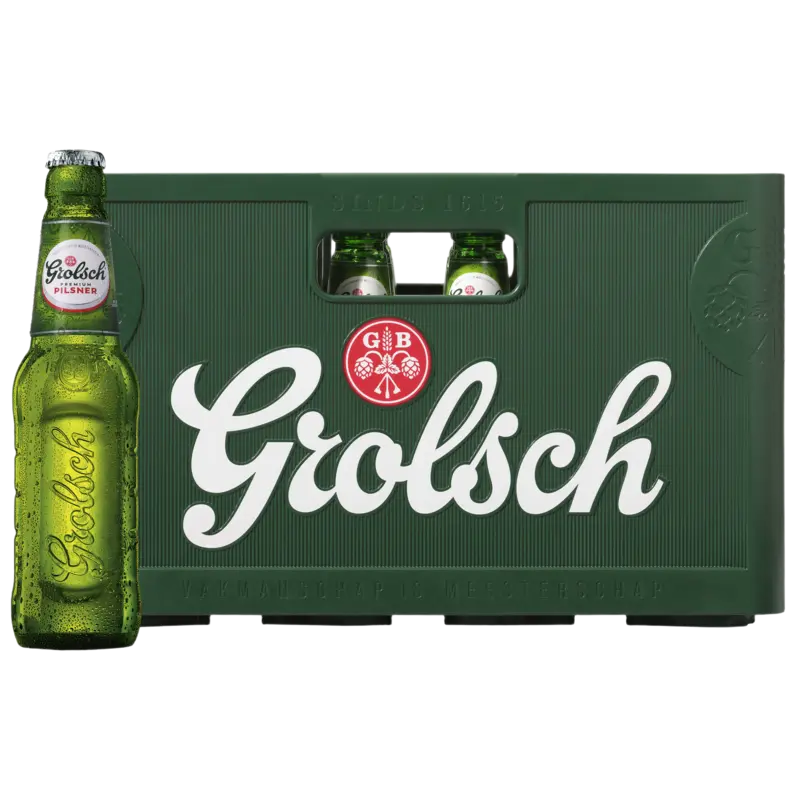 Grolsch Premium pilsner bier krat