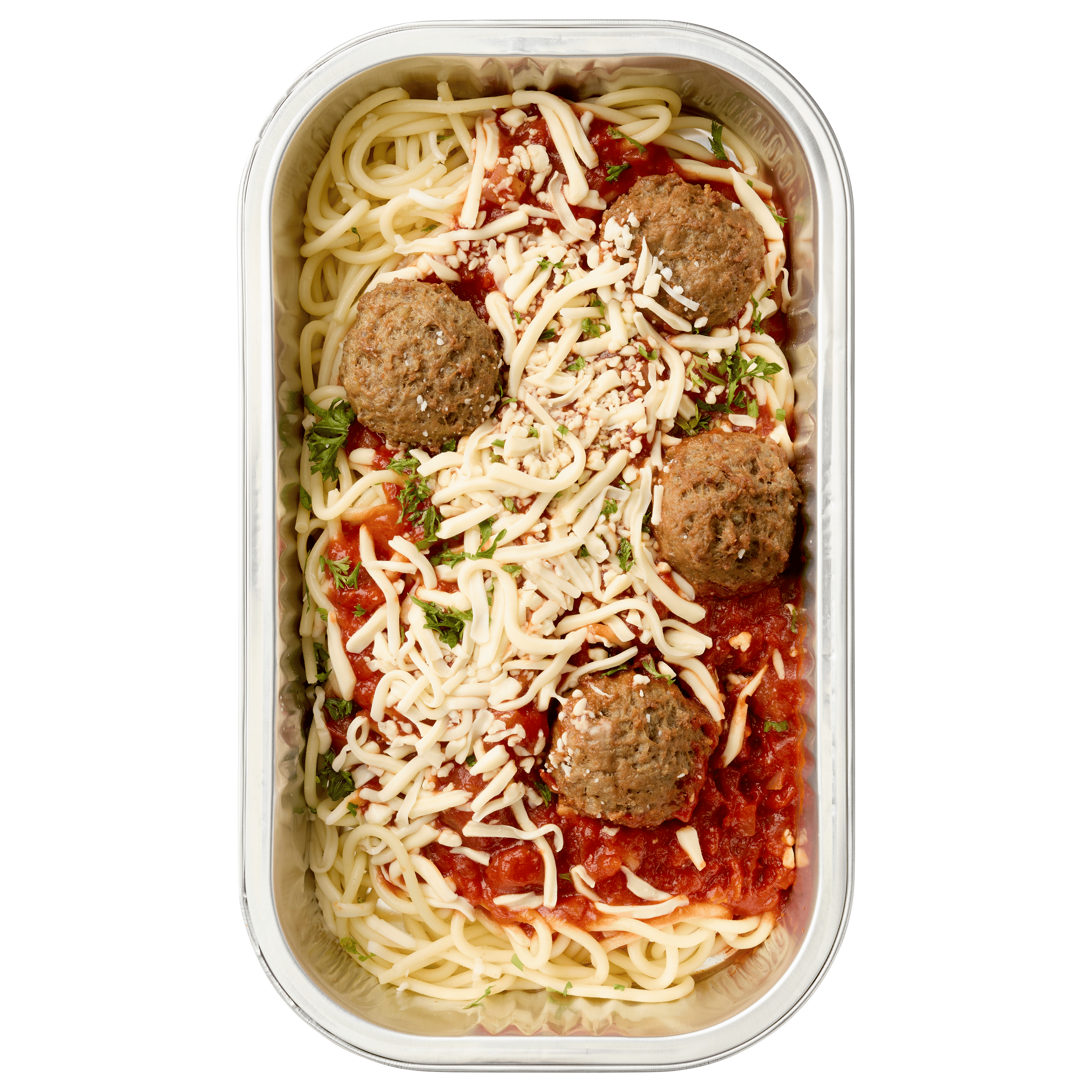 Uit de keuken van PLUS Spaghetti meatball