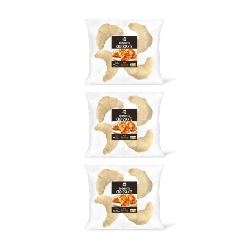AH Roomboter croissants 3-pack