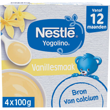 Nestlé Yogolino® Vanillesmaak 12+ maanden 4 x 100 g