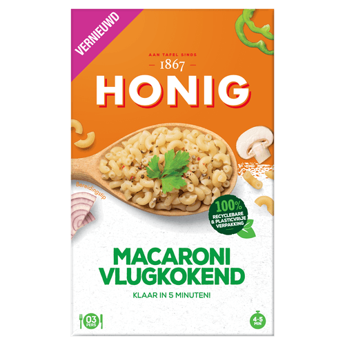 Honig Macaroni vlugkokend