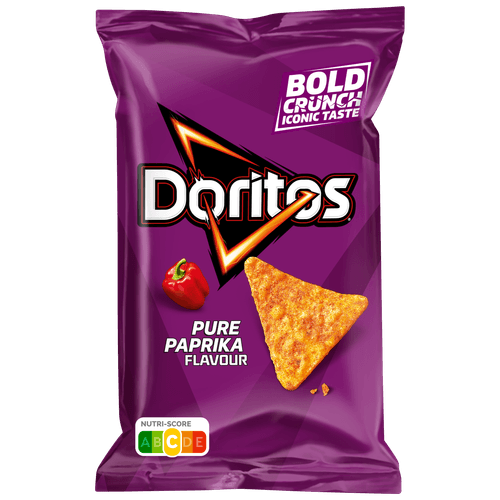 Doritos Tortilla chips pure paprika