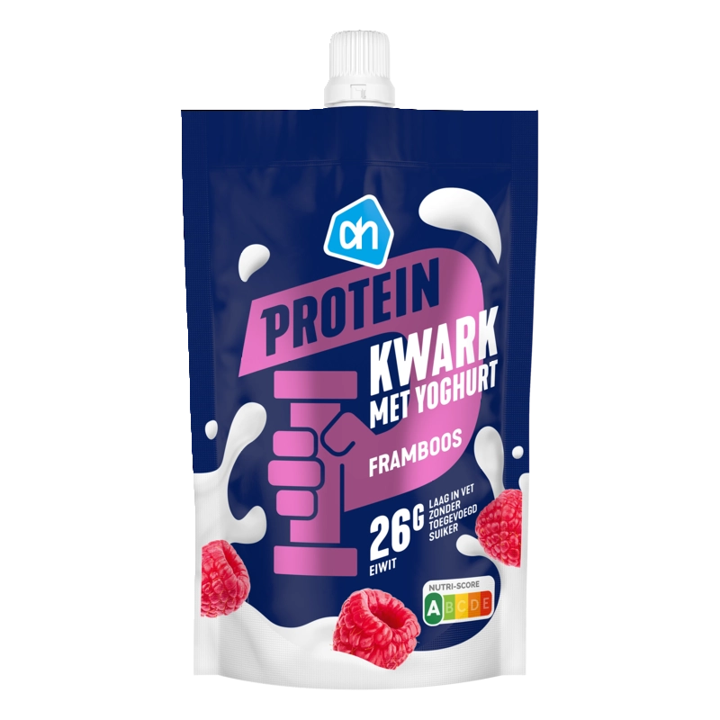AH Protein kwark met yoghurt framboos