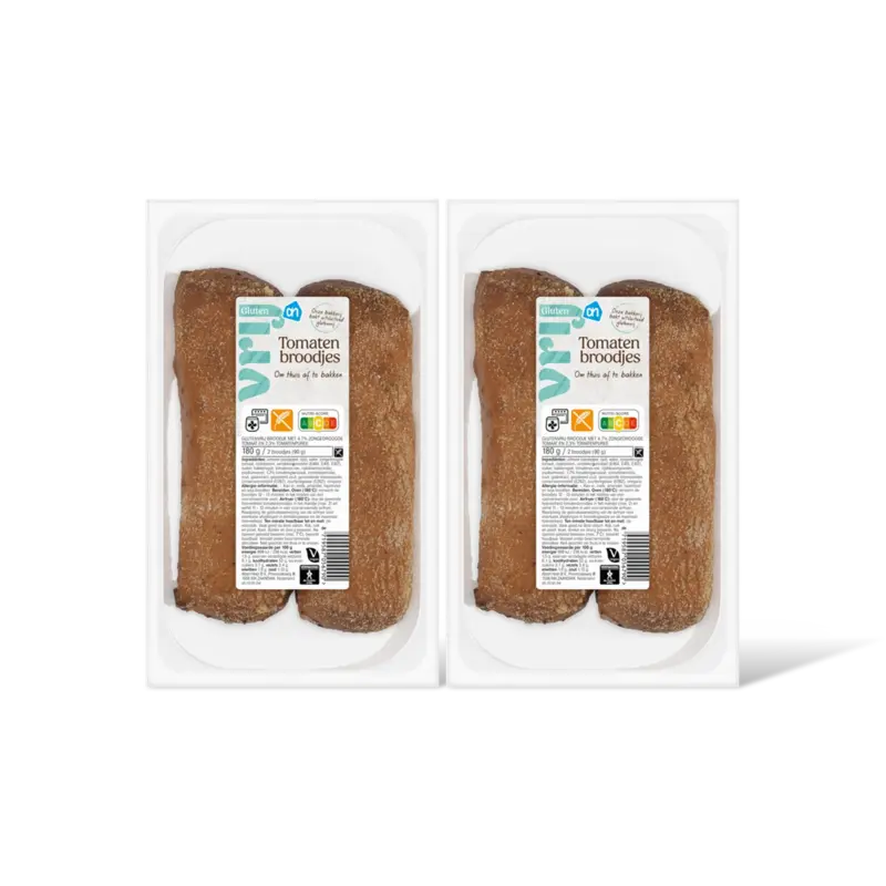 AH Glutenvrij Tomaten broodjes 2-pack