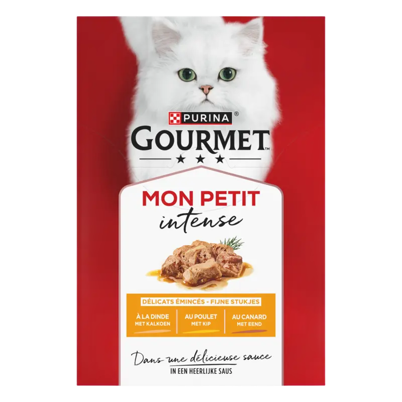 Gourmet Mon petit intense met kip eend kalkoen