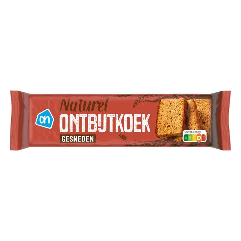 AH Ontbijtkoek naturel gesneden