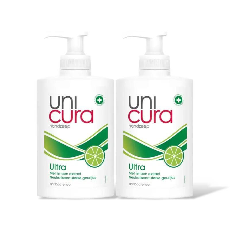 Unicura Ultra antibacterieel handzeep 2-pack
