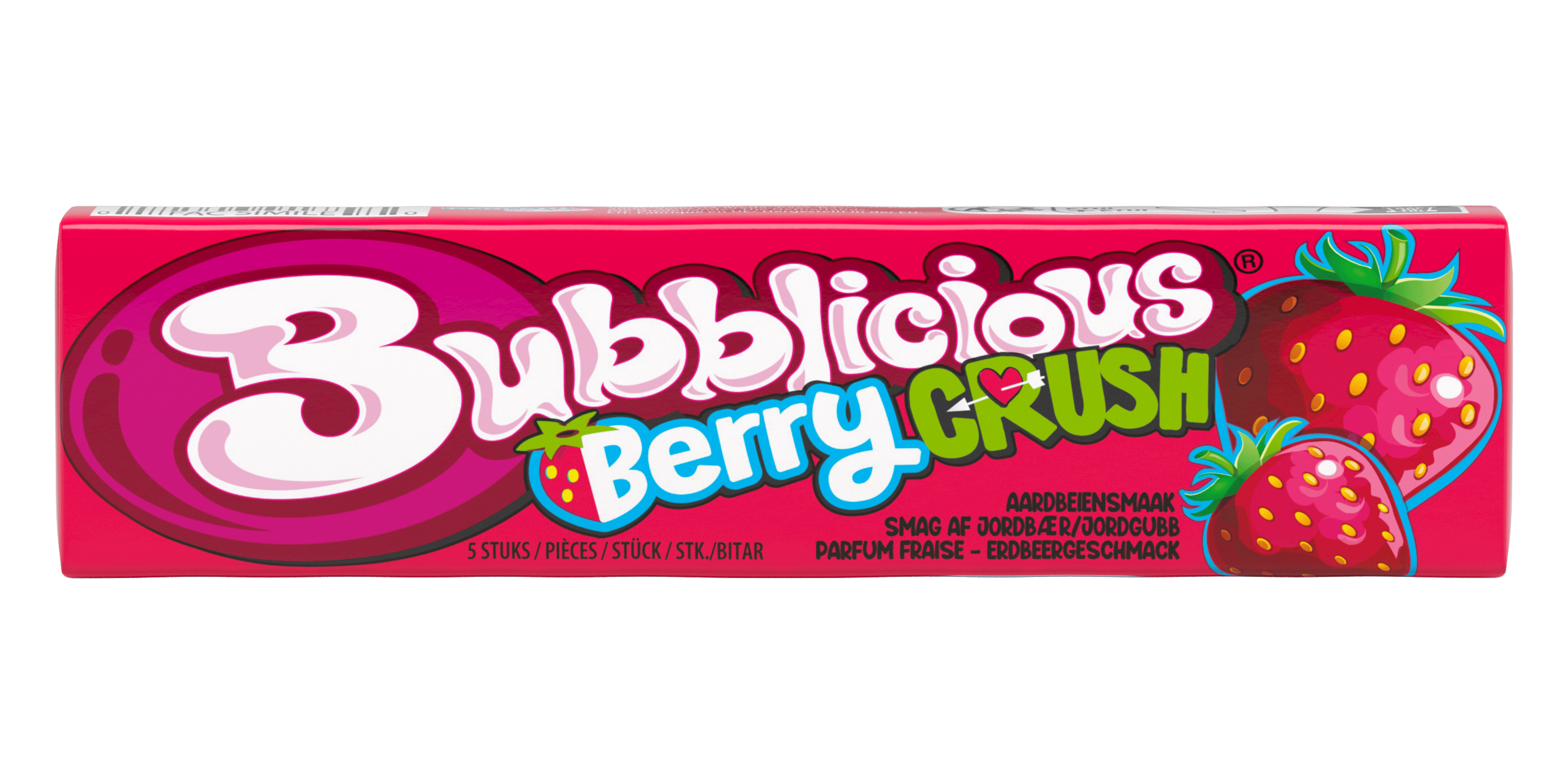 Bubblicious Kauwgom strawberry splash single