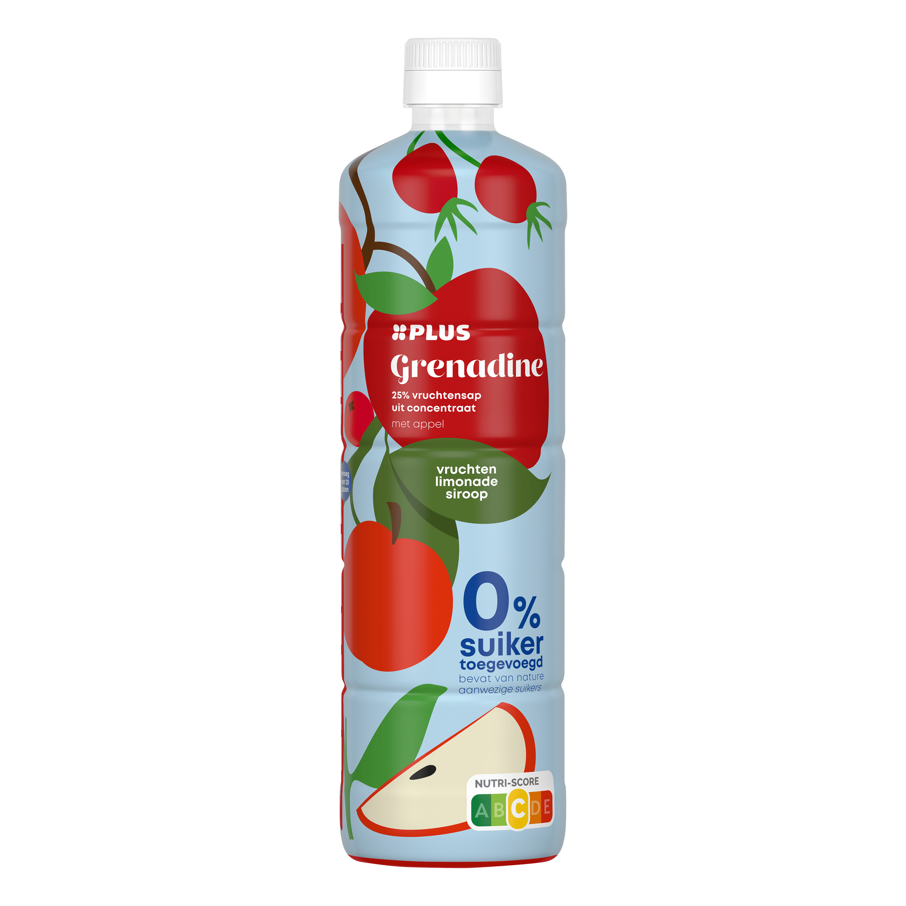 PLUS Limonadesiroop grenadine zero