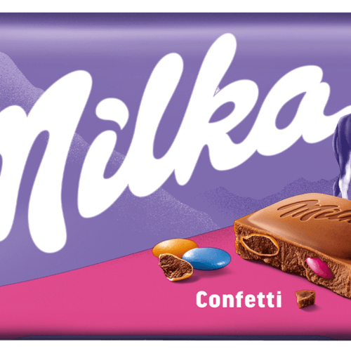 Milka Chocoladereep confetti