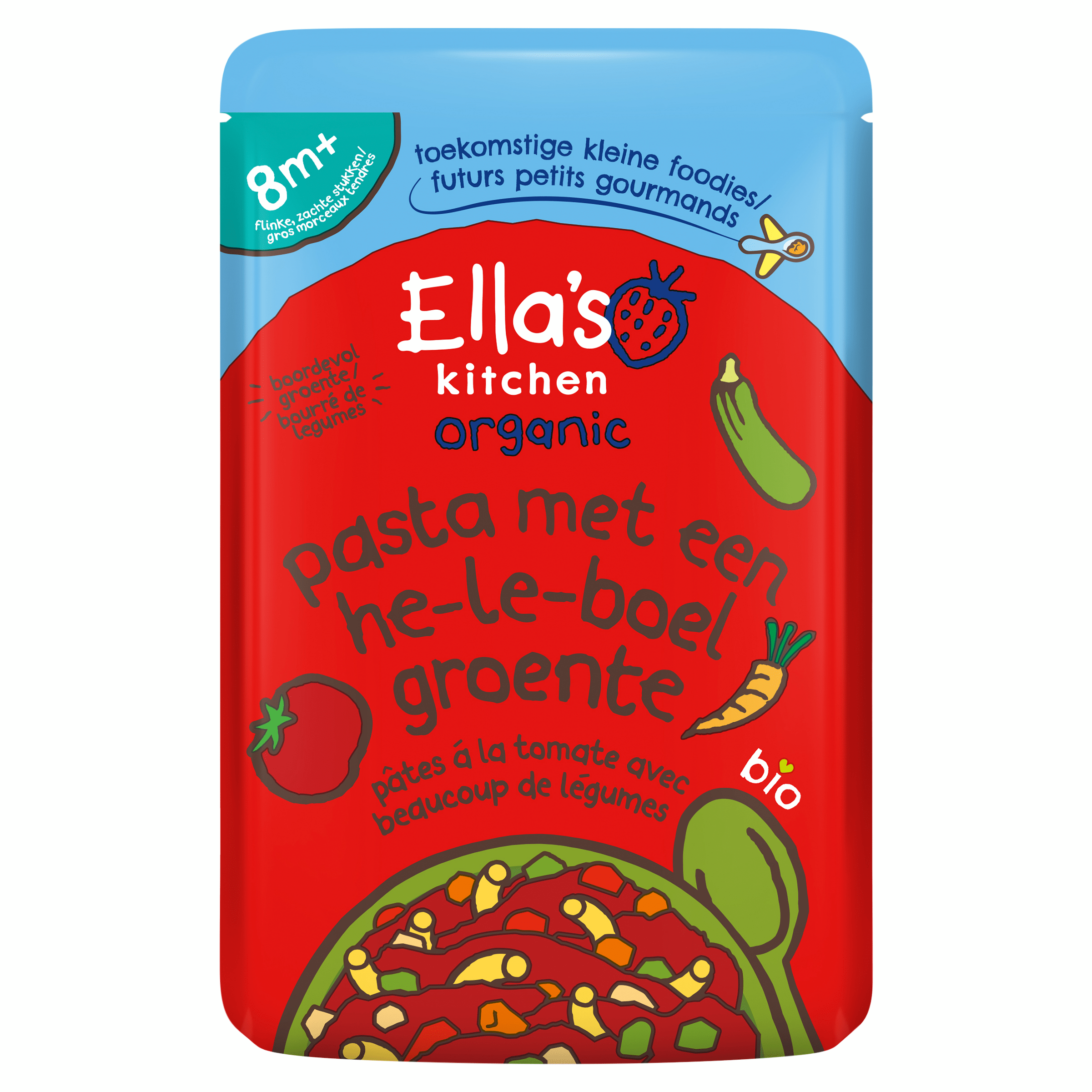 Ella's Kitchen Pasta met een heleboel groente 8m+