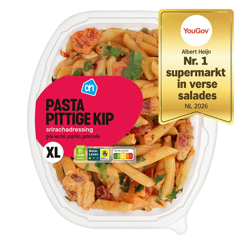 AH Pasta pittige kip XL