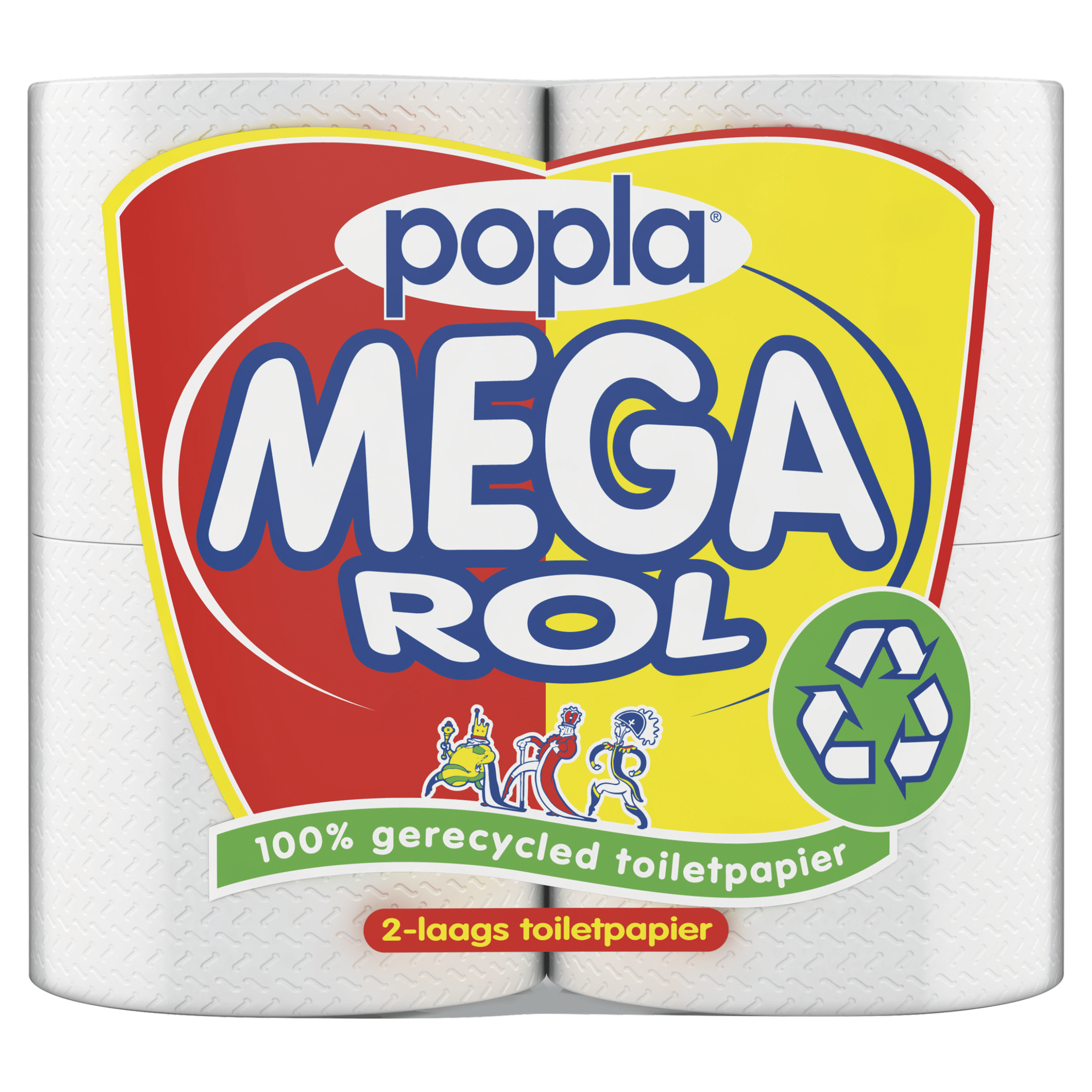 Popla Toiletpapier 2 laags recycled