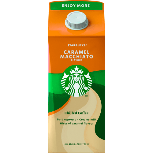 Starbucks Chilled coffee macchiato caramel